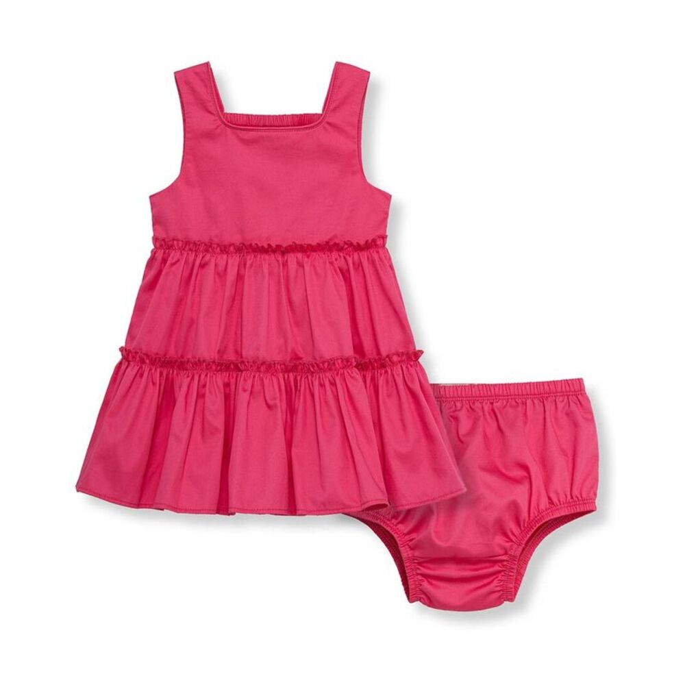 Habitual Tiered Babydoll Dress, Pink